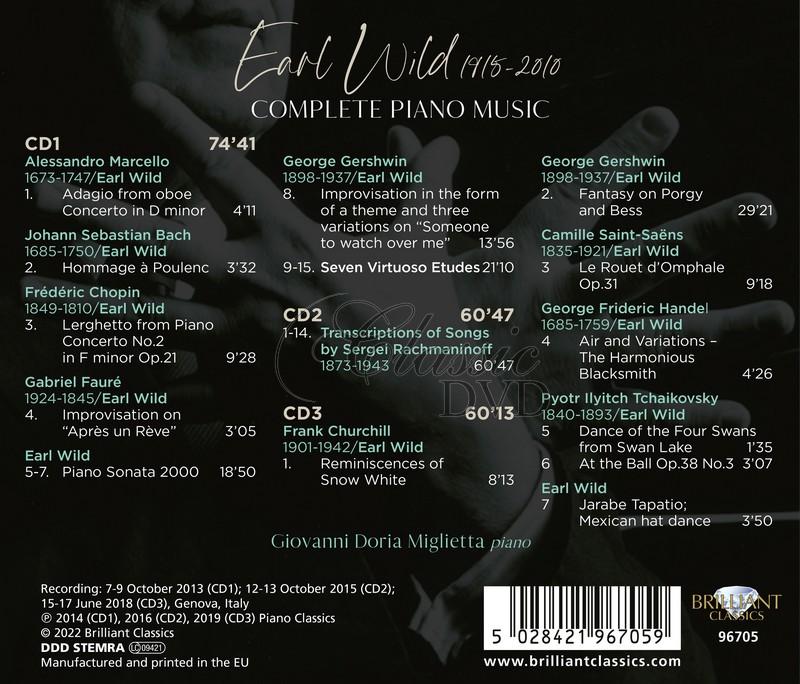 Earl Wild: Complete Piano Music (3CD)