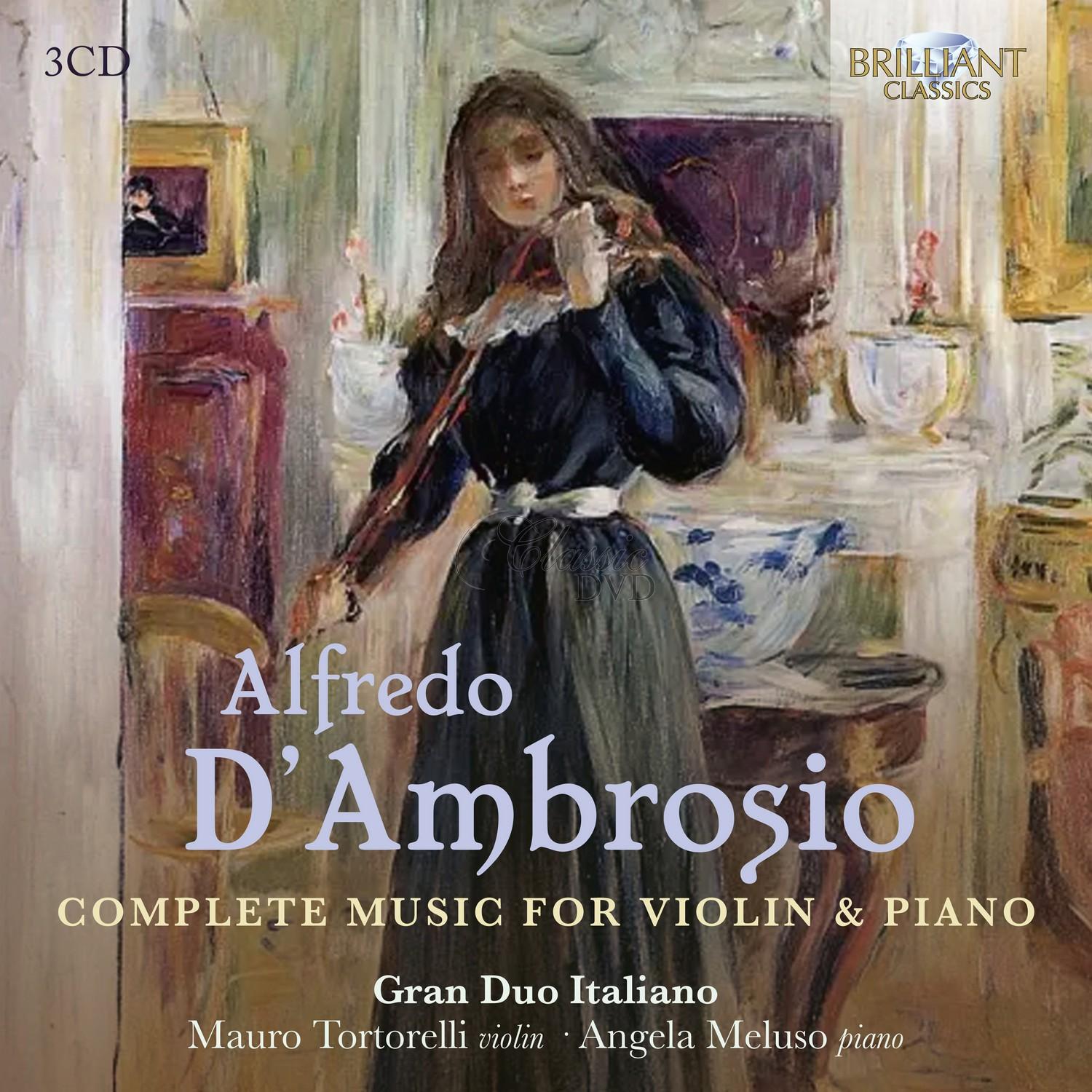 Alfredo D'Ambrosio: Complete Music for Violin & Piano (3CD)