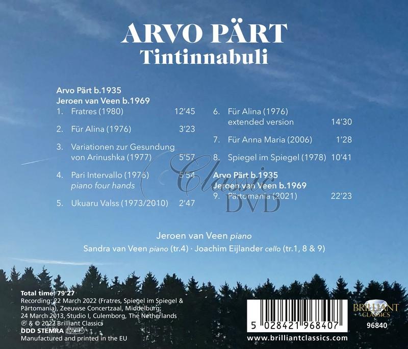 Arvo Pärt: Tintinnabuli (CD)
