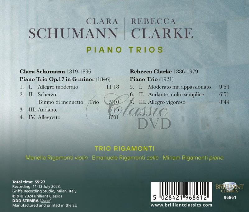 Clara Schumann & Rebecca Clarke: Piano Trios (CD)