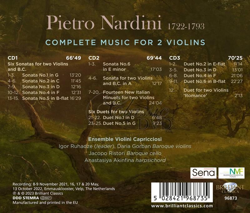 Nardini: Complete Music for 2 Violins (3CD)