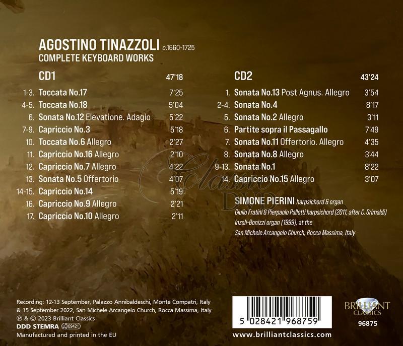 Agostino Tinazzoli: Sonate e Capricci per Cembalo (2CD)
