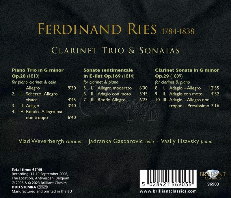 Ries: Clarinet Trio & Sonatas (CD)