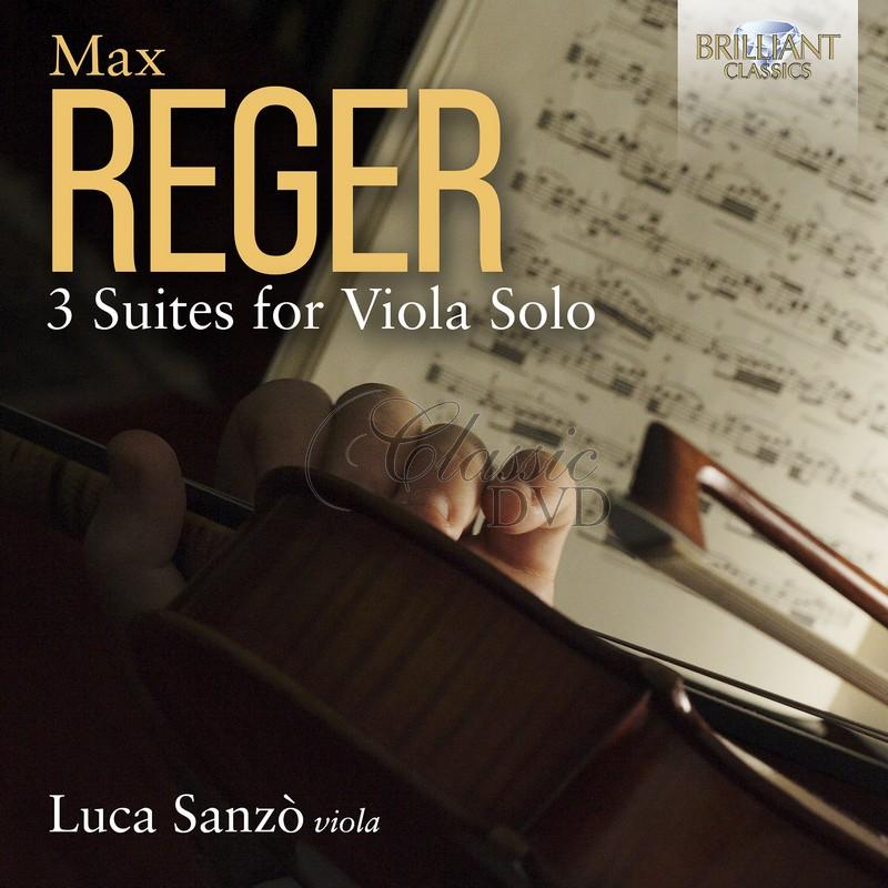 Max Reger: 3 Suites for Viola Solo (CD)