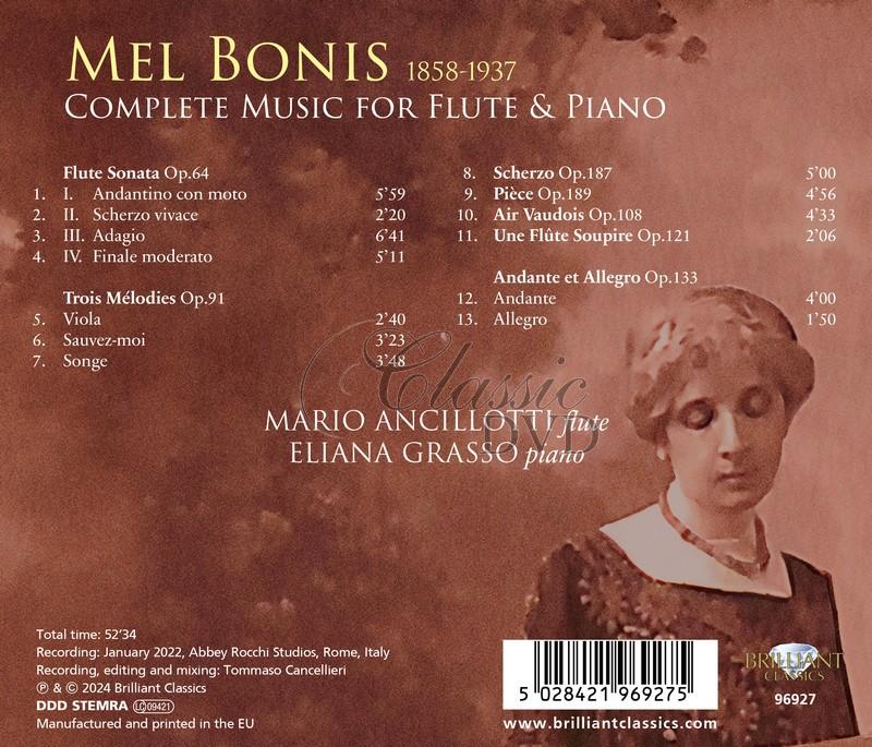 Mel Bonis: Complete Music for Flute & Piano (CD)