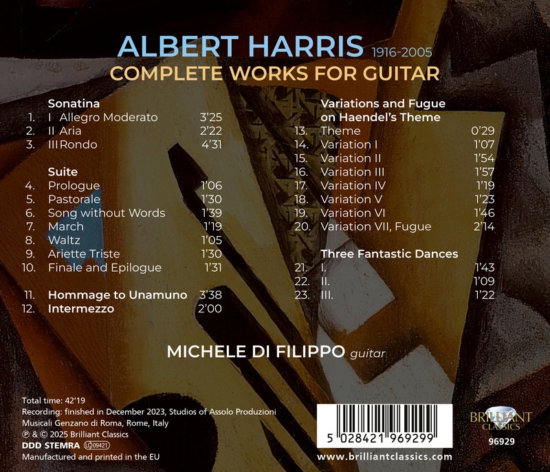 Harris: Complete Works for Guitar (CD)