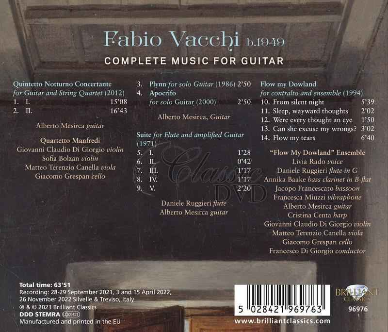 Vacchi: Complete Music for Guitar (CD)