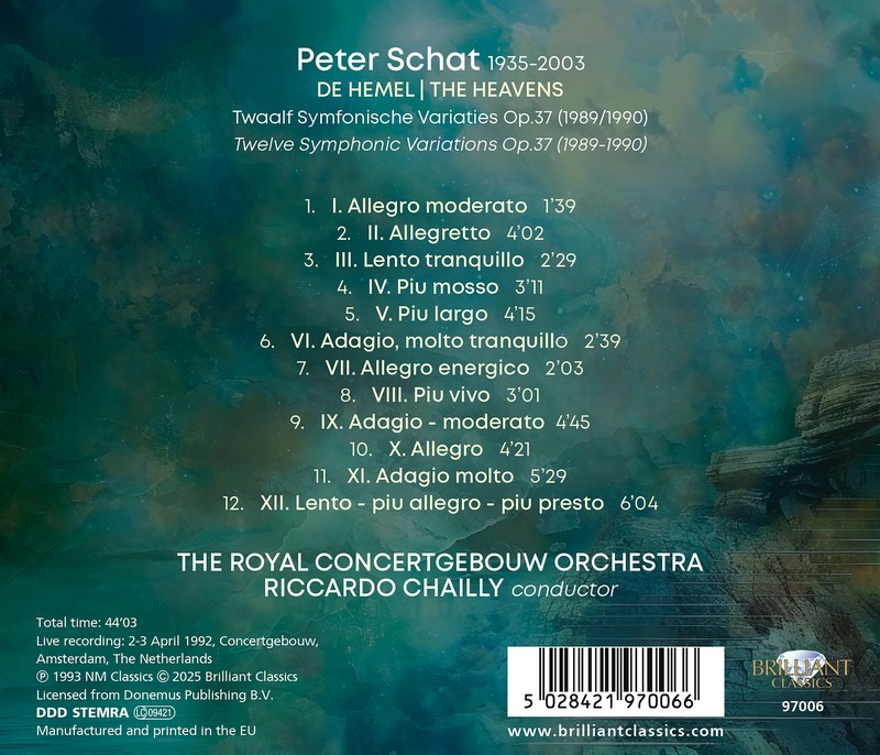 Peter Schat: De Hemel - The Heavens (CD)