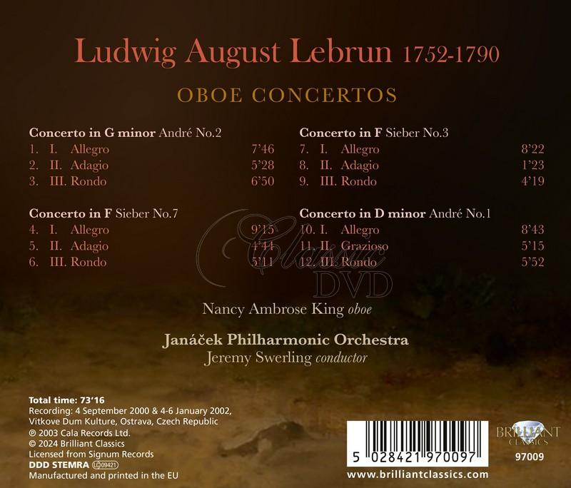 Ludwig August Lebrun: Oboe Concertos (CD)