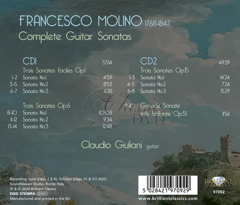 Francesco Molino: Complete Guitar Sonatas (2CD)