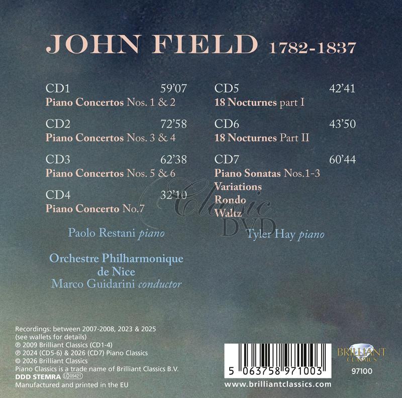 Field: Piano Concertos, Nocturnes, Piano Sonata (7CD)