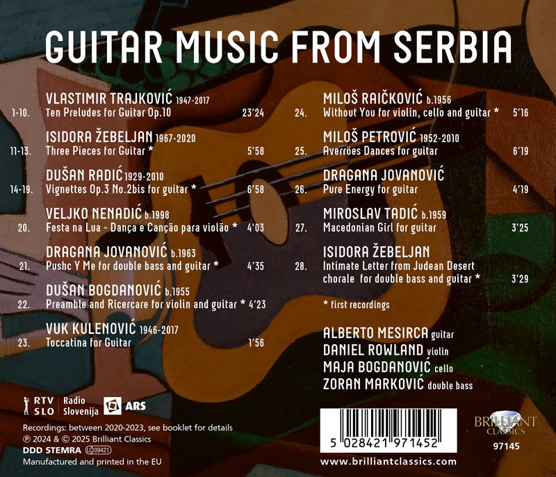 Guitar Music from Serbia (CD)