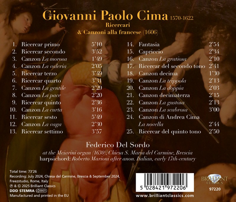 Cima: Ricercari & Canzoni alla francese (CD)