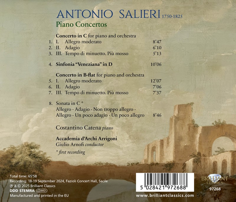 Salieri: Piano Concertos  (CD)