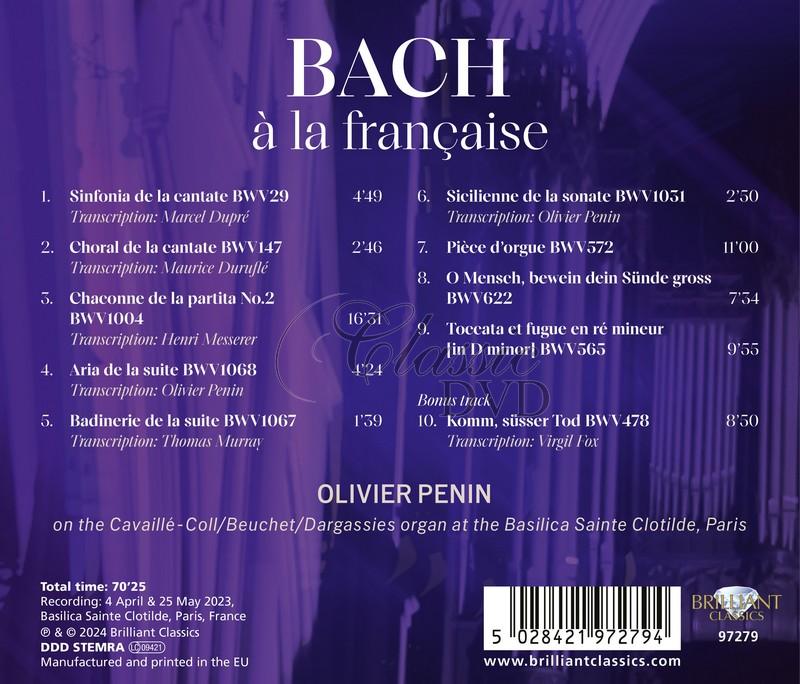 J.S. Bach à la française (CD)