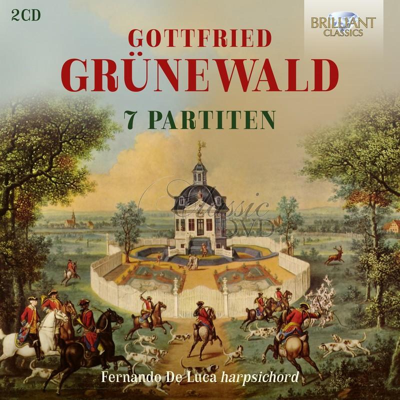 Gottfried Grünewald: 7 Partiten for harpischord (2CD)