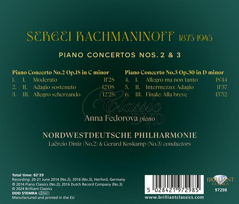 Rachmaninov: Piano Concerto Nos. 2 & 3 (CD)