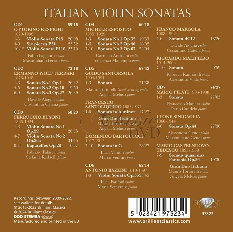 Italian Violin Sonatas (Italian Romantic Series) (7CD)