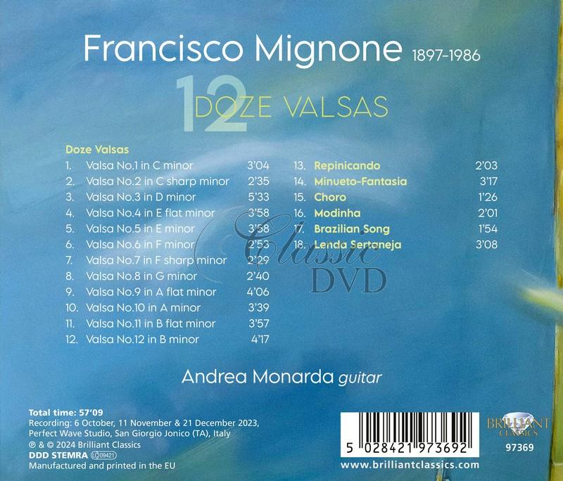 Francisco Mignone: Doze Valsas (CD)