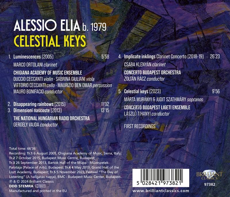 Alessio Elia: Celestial Keys (CD)