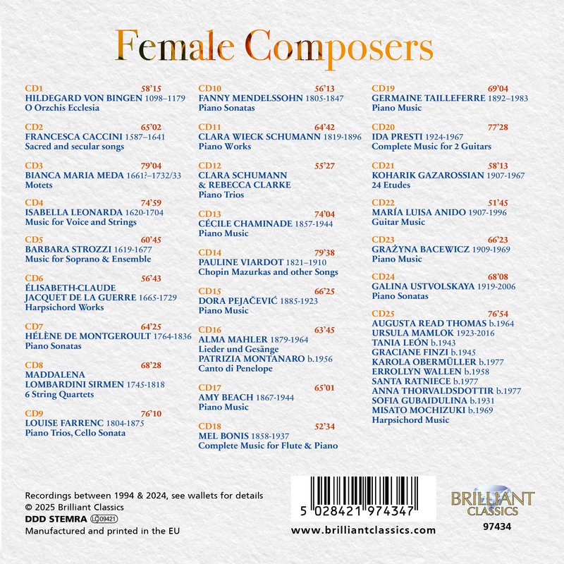 Female Composers (25CD)