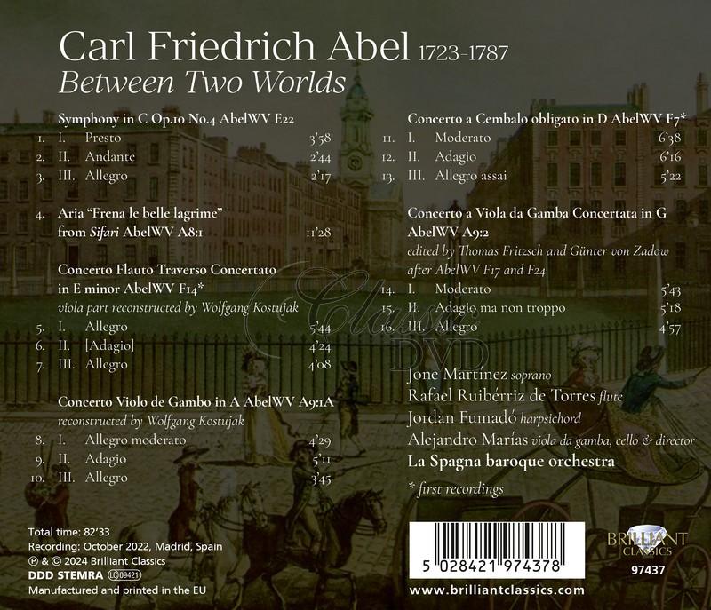 Carl Friedrich Abel: Between two Worlds (CD)