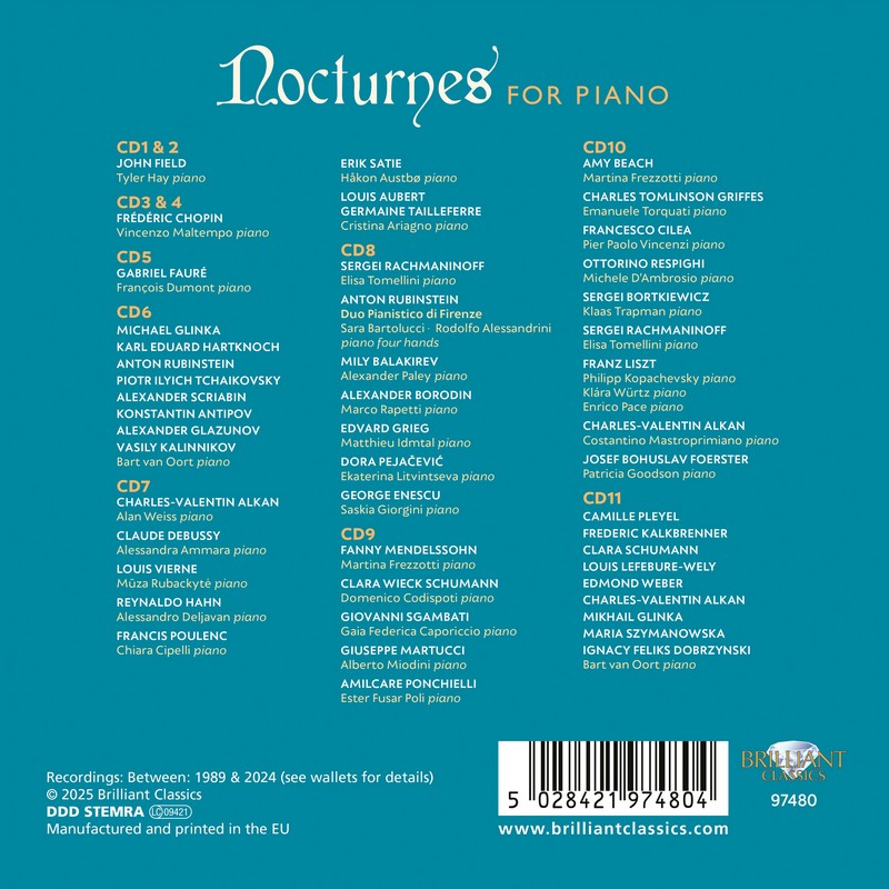 Nocturnes for Piano (11CD)