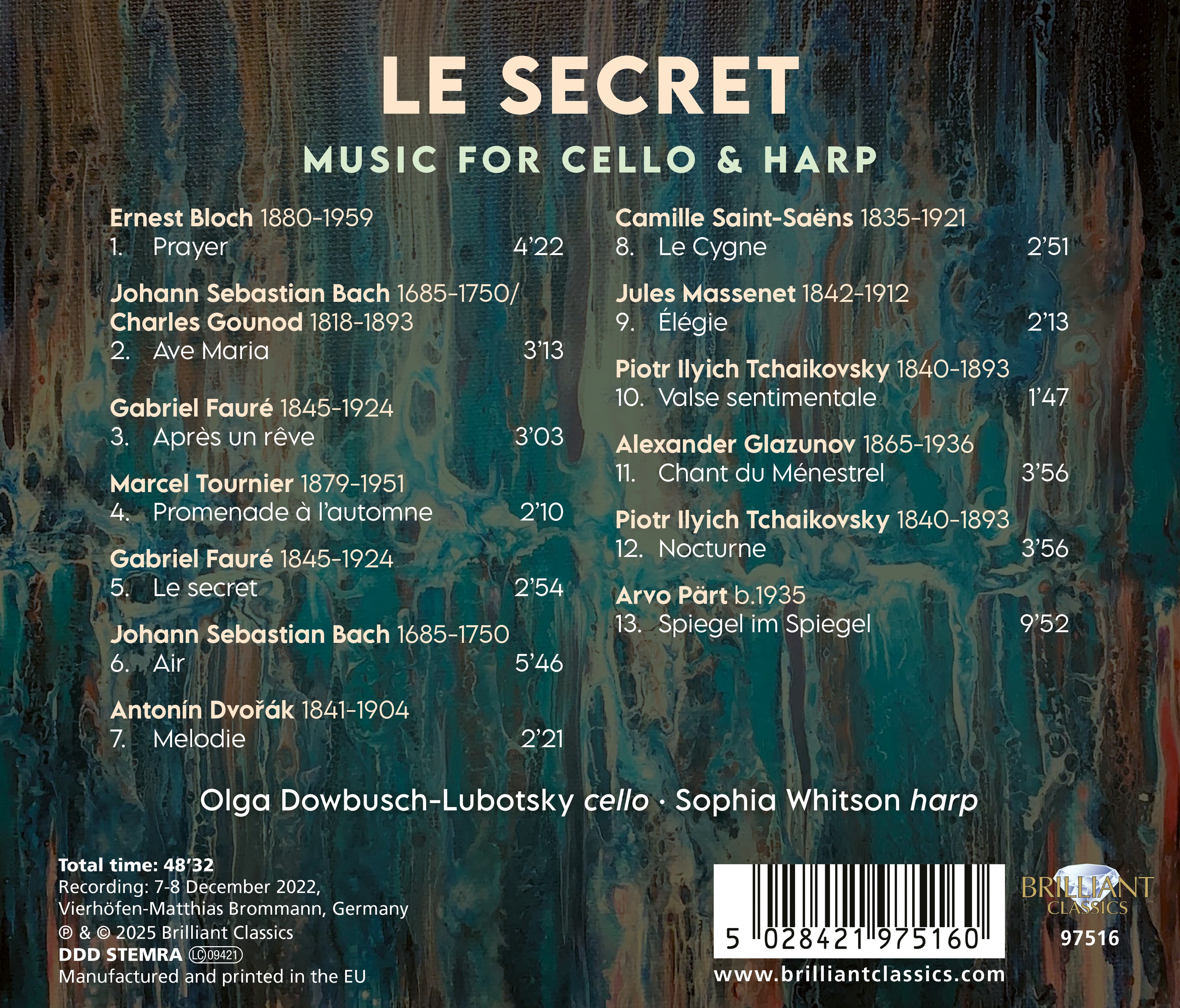 Le Secret: Music for Cello & Harp (CD)
