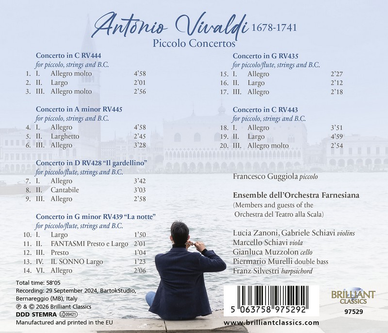 Vivaldi: Piccolo Concertos (CD)