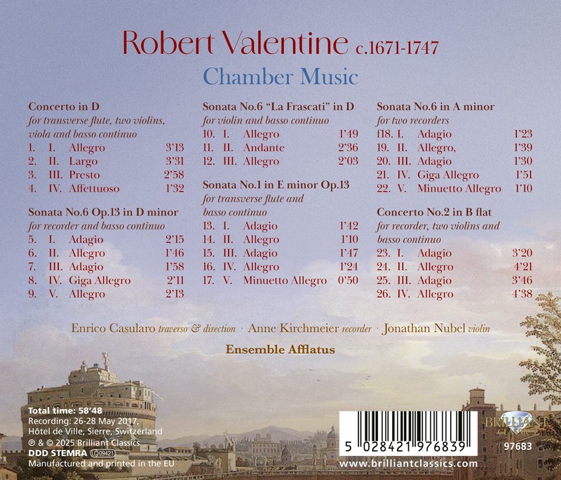 Valentine: Chamber Music (CD)