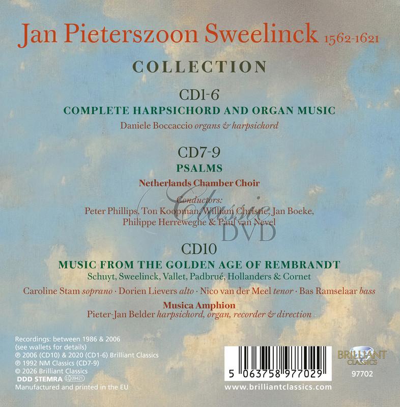 Sweelinck Collection: Complete Keyboard Music & Psalms (10CD)
