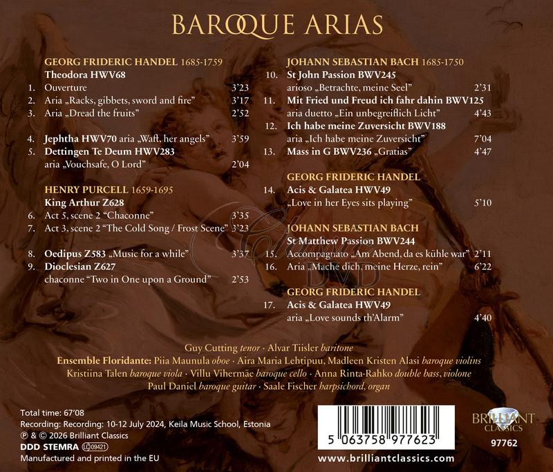 Baroque Arias: J.S. Bach, Handel, Purcell (CD)
