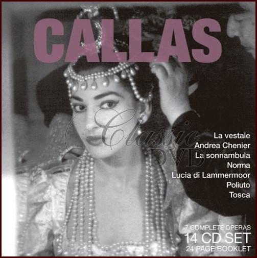 MARIA CALLAS Legendary Performances - DÁRKOVÁ EDICE (14CD)