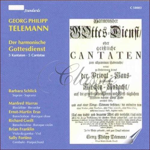 TELEMANN,G.P.: 5 Cantatas, Schlick, B. (CD)