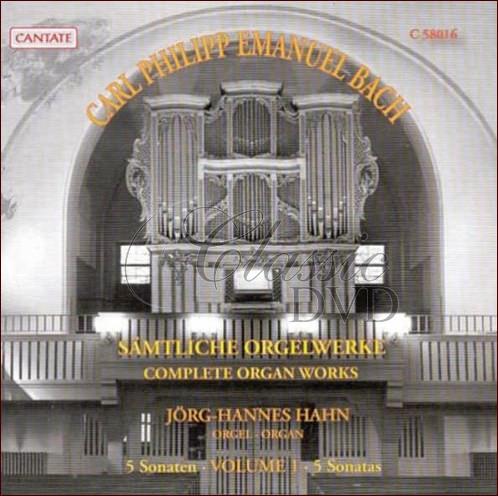 C.P.E.BACH.: Complete Organ Works, vol. 1 (CD)