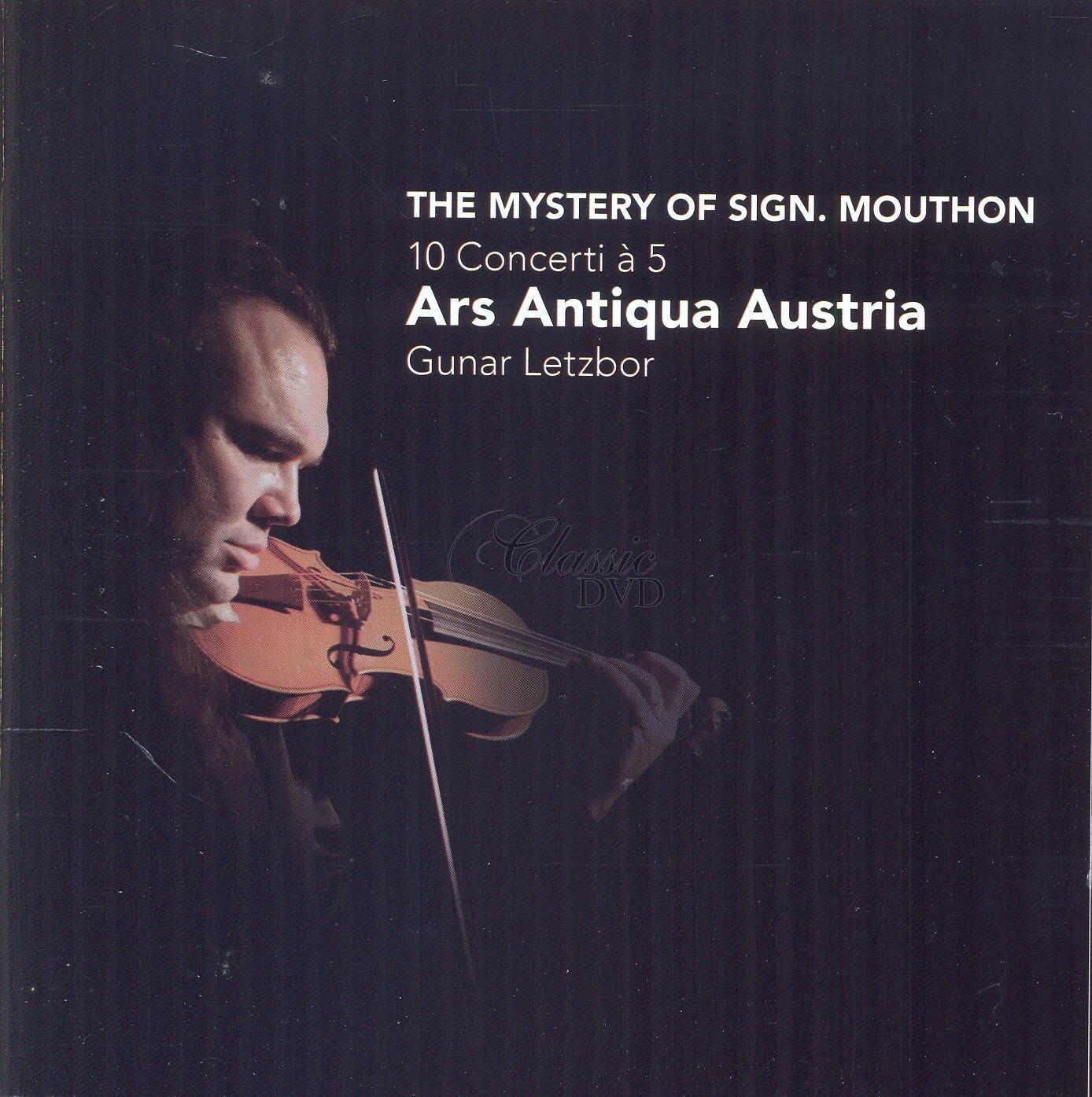THE MYSTERY OF SIGN.MOUTHON: 10 CONCERTI A 5. ARS ANTIQUA (CD)