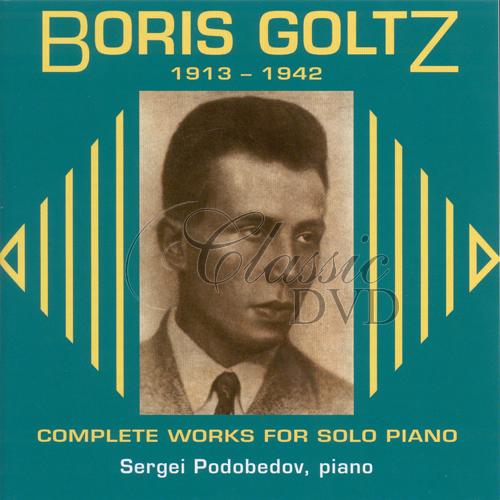 BORIS GOLTZ: Complete works for solo piano (CD)