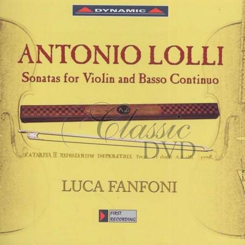 LOLLI,A.: Sonatas for violin and basso continuo (CD)