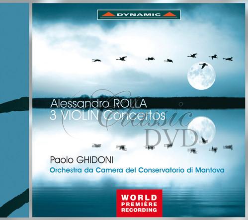 Alessandro Rolla - 3 Violin Concertos (CD)