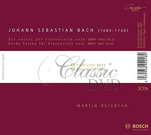 Bach - Cello Suites. Martin Ostertag (2CD)