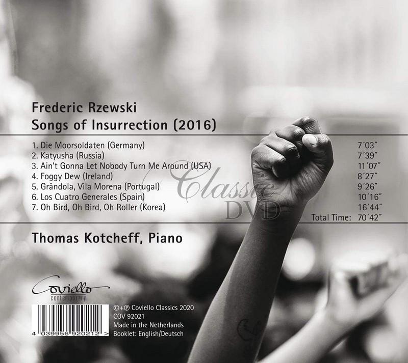Frederic Rzewski: Songs of Insurrection (CD)