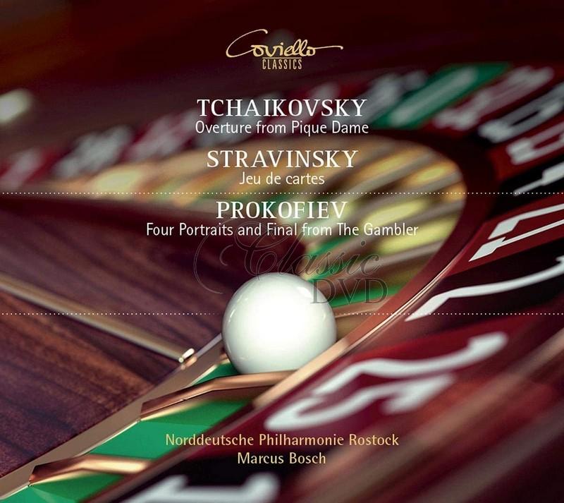 TCHAIKOVSKY Overture from Pique Dame. STRAVINSKY Jeu de cartes. PROKOFIEV Four Portraits and Final from The Gambler (CD)