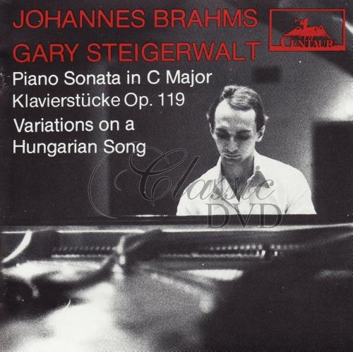 BRAHMS,J.: Piano Sonata in C major (CD)