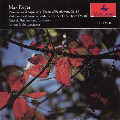 REGER,M.: Variations & fugue (CD)