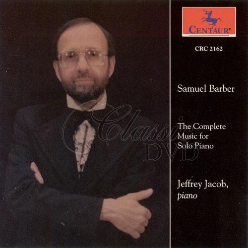 BARBER,S.: Piano Music (Complete) (CD)