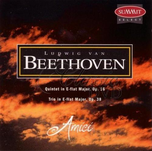 Ludwig van Beethoven: Quintet in E-flat Major, Op. 16 • Trio in E-flat Major, Op. 38 (CD)