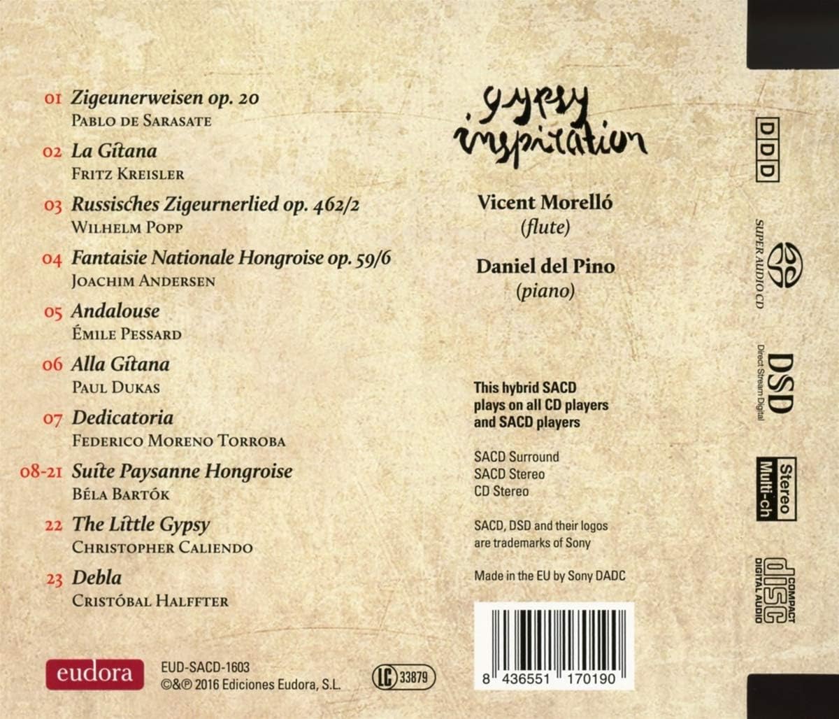Vicent Morello & Daniel del Pino - Gypsy Inspiration (SACD)