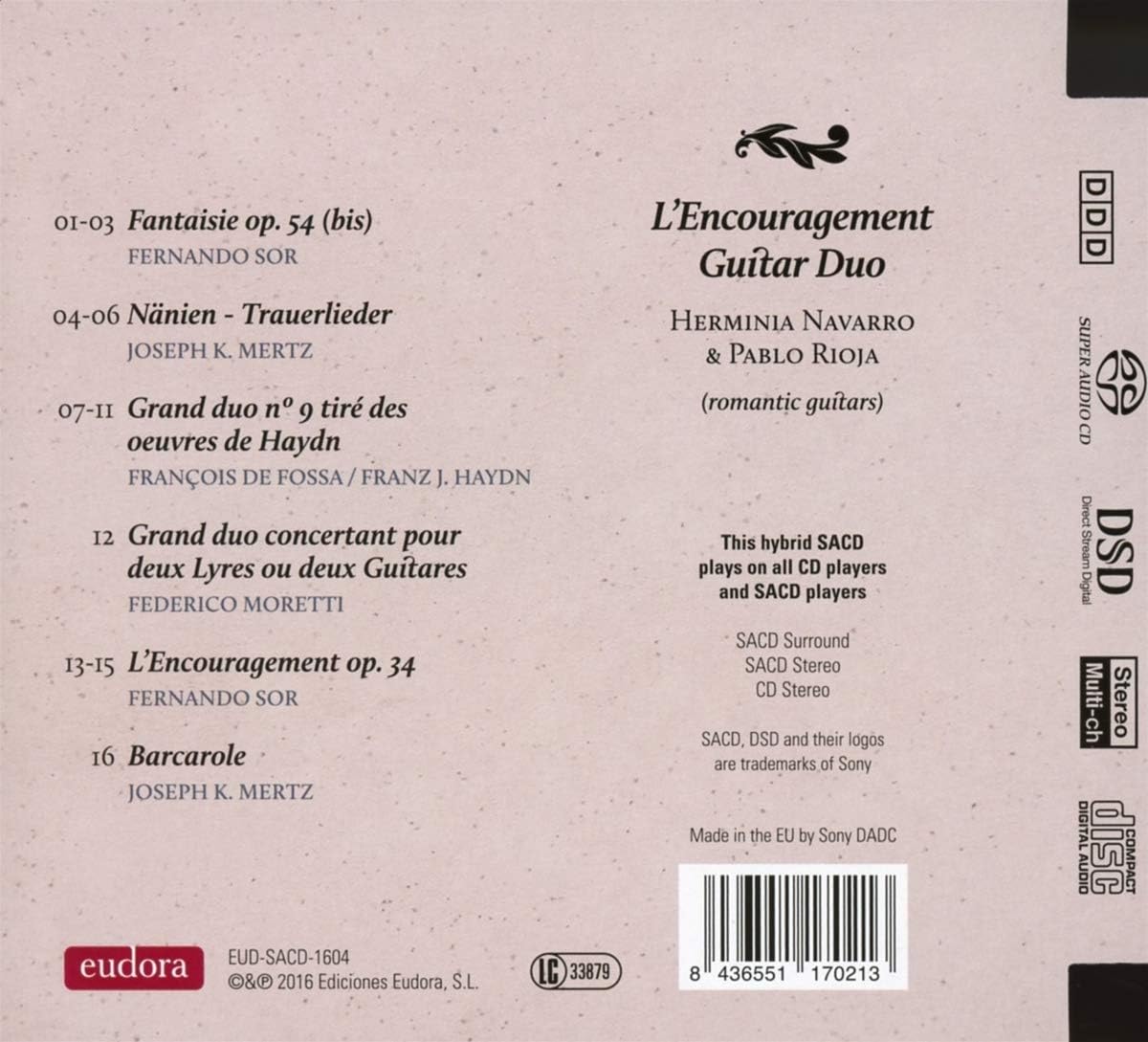 19th Century Guitar Duos (SACD)