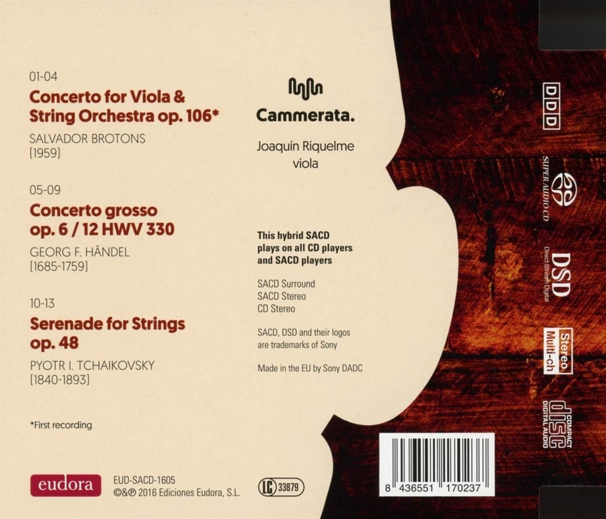 Brotons, Händel & Tchaikovsky (SACD)