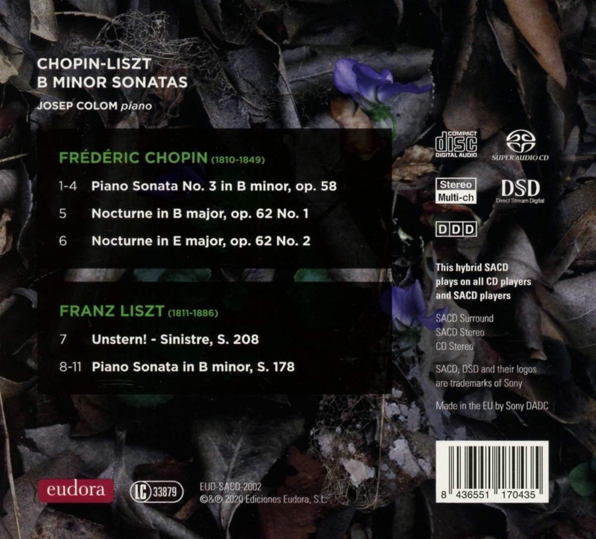 Chopin / Liszt: B Minor Sonatas (SACD)